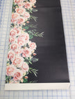 Rose Border Black 14x54