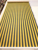 Stripes Curry on Forest Green Full Roll