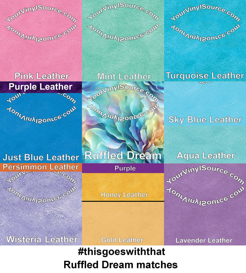 Ruffled Dream vinyl 3 sizes