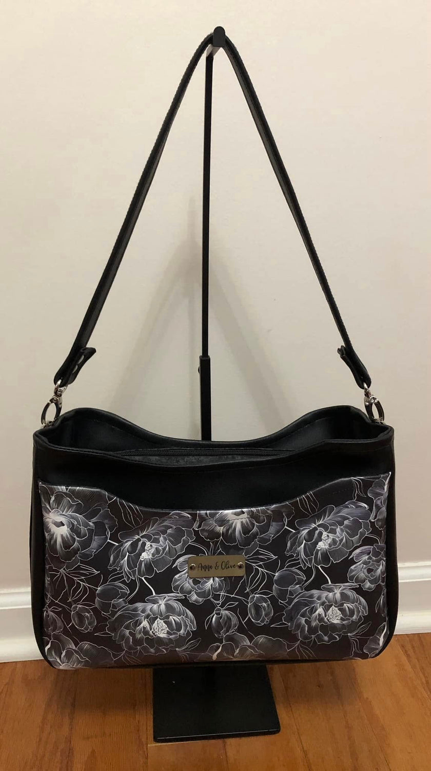 Noir Roses printed vinyl 3 sizes