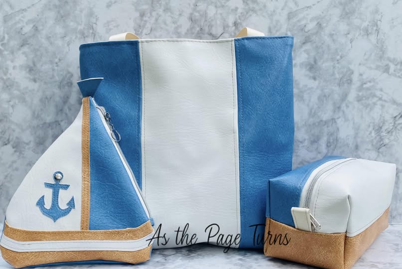 Toffee Leather  printed vinyl  3 sizes