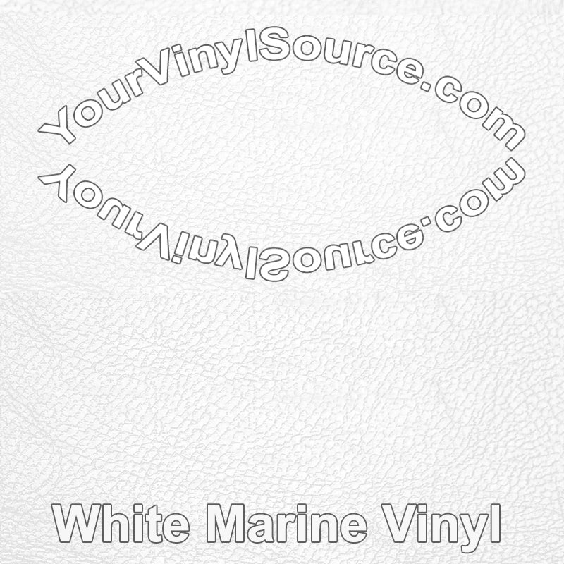 White manufactured Marine Vinyl Full Roll 18x54