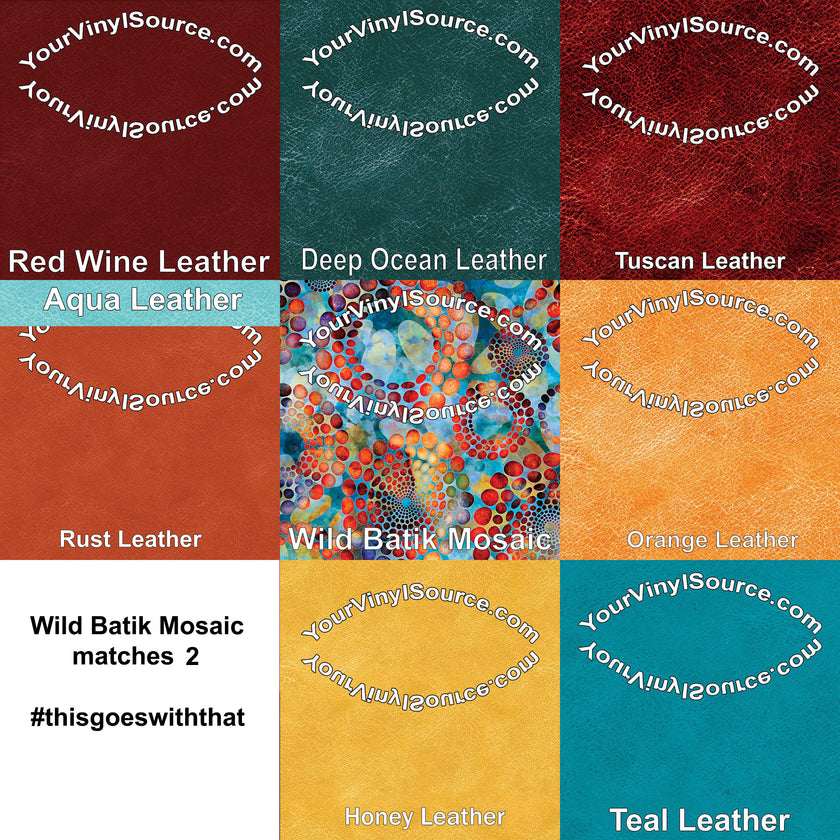 Wild Batik Mosaic  3 sizes