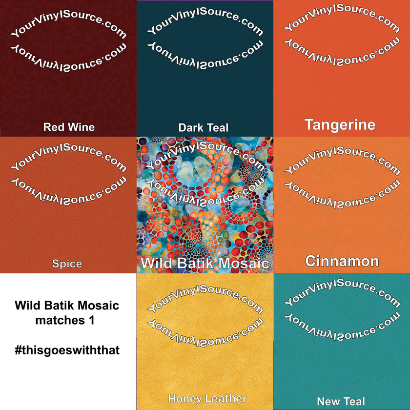 Wild Batik Mosaic  3 sizes
