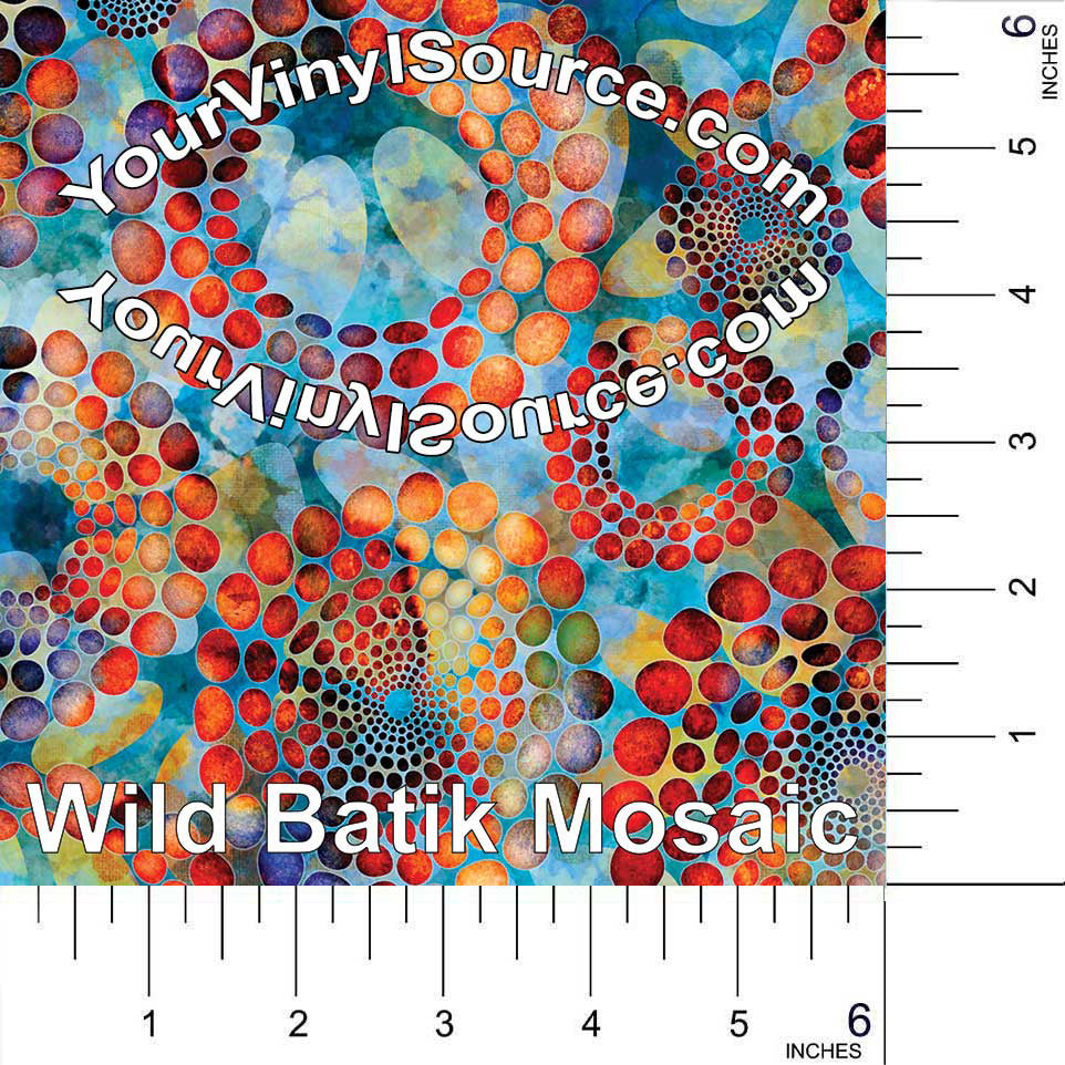 Wild Batik Mosaic  3 sizes