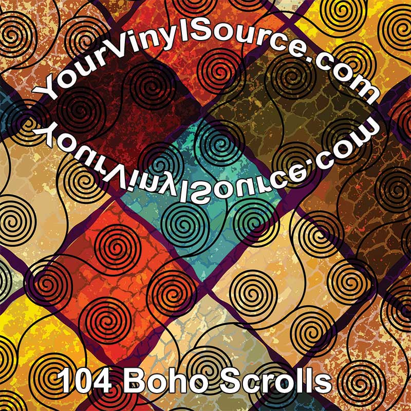 Boho Scrolls 2 sizes