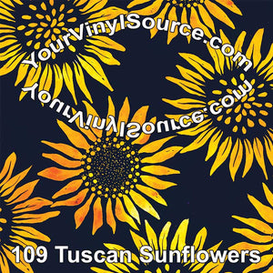 Tuscan Sunflowers on Navy 2 sizes