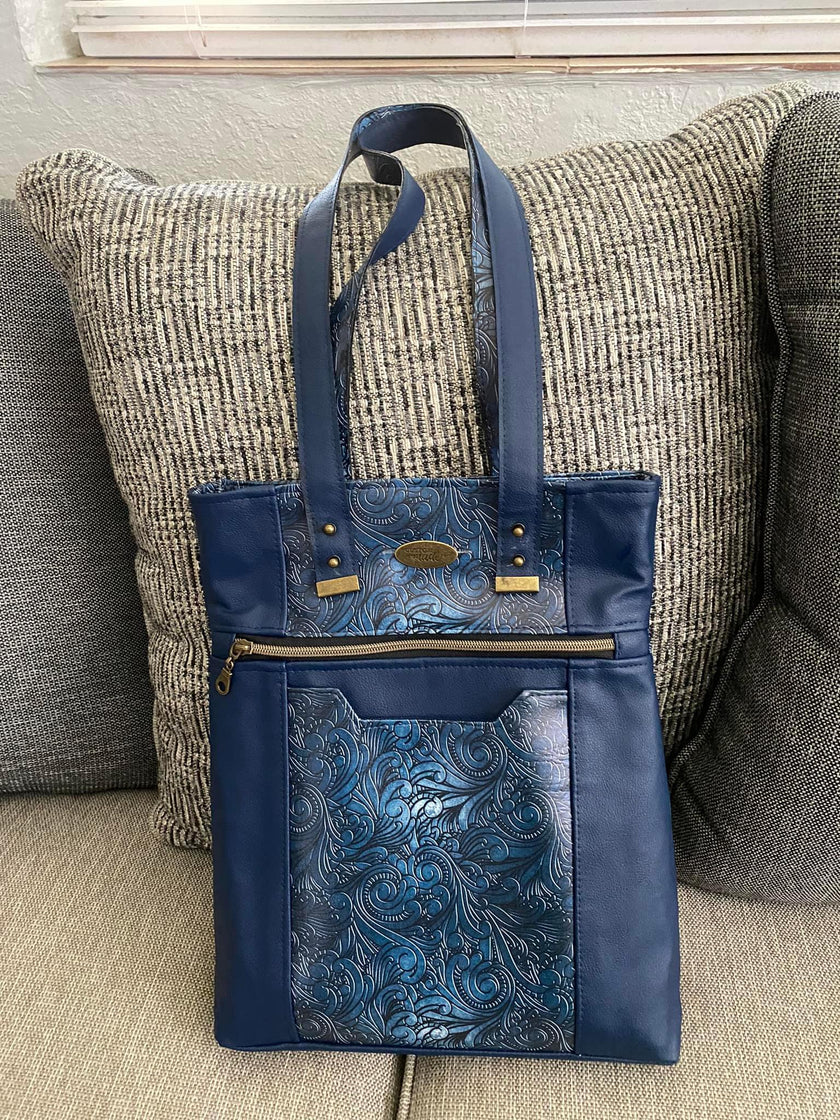 Teal Scrolls 3 sizes