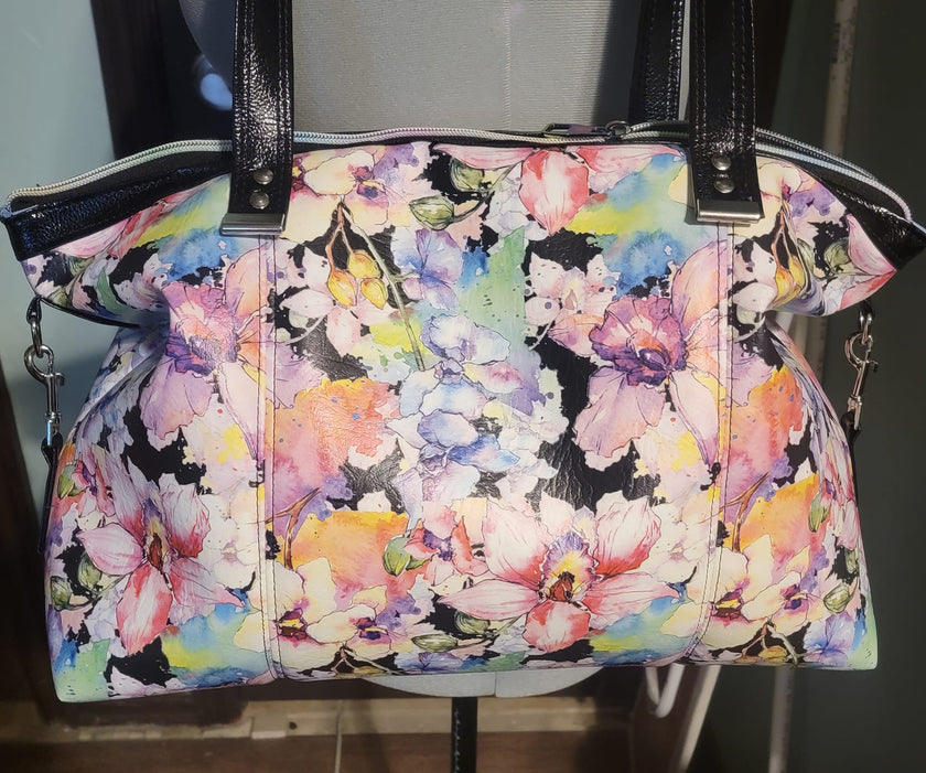 Orchids on Black  3 sizes