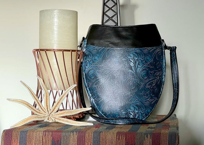 Teal Scrolls 3 sizes