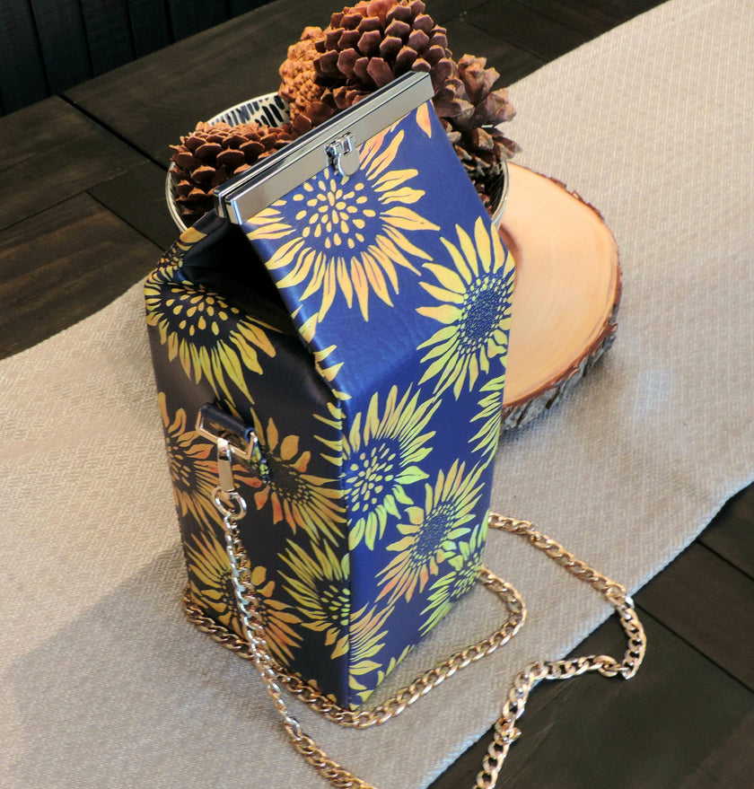 Tuscan Sunflowers on Navy 3 sizes