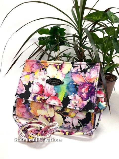 Orchids on Black  3 sizes