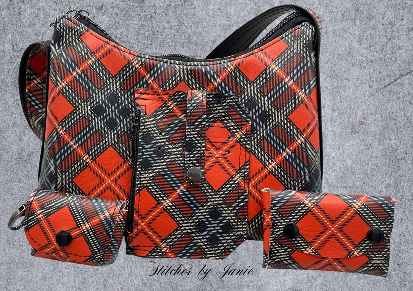 Large Red Plaid  2 sizes  25% off