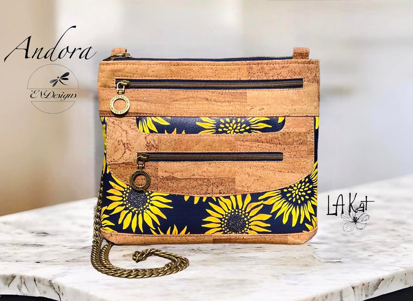 Tuscan Sunflowers on Navy 3 sizes