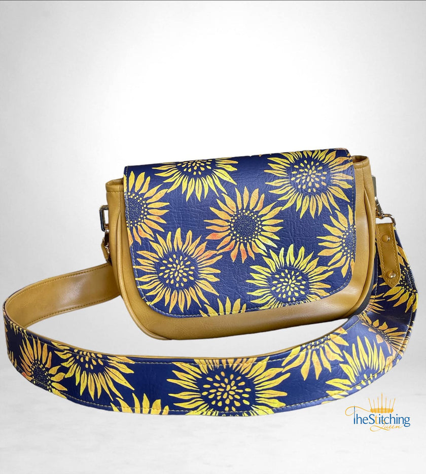 Tuscan Sunflowers on Navy 3 sizes
