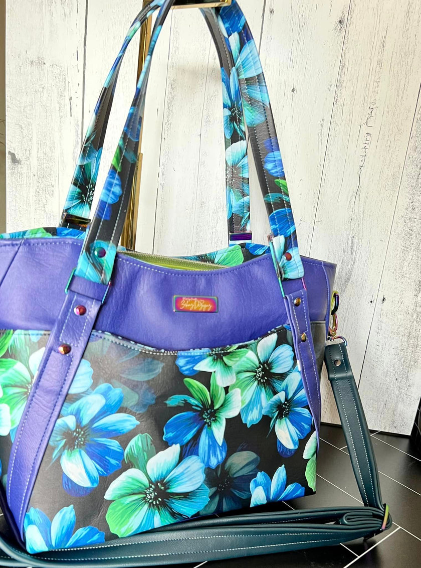 Deep Ultramarine printed vinyl 3 sizes