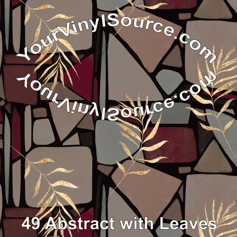 Abstract with Leaves 2 sizes