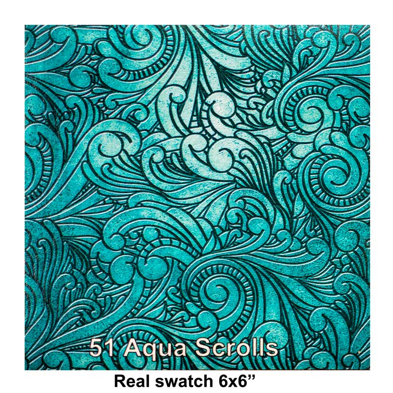 Aqua Scrolls 3sizes