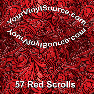 Red Scrolls 2 sizes