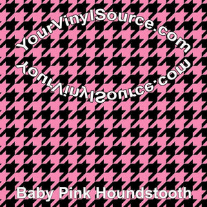 Baby Pink Hounds-tooth 2 sizes