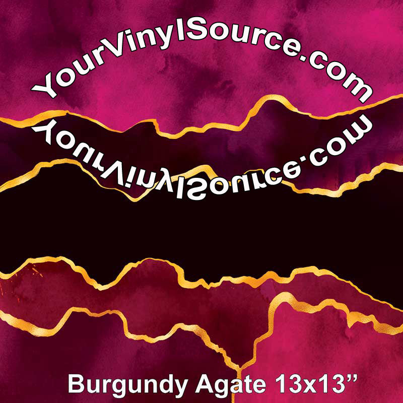 Burgundy Agate panel 13x13