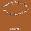 Solid Caramel printed vinyl 2 sizes