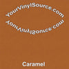 Solid Caramel printed vinyl 2 sizes