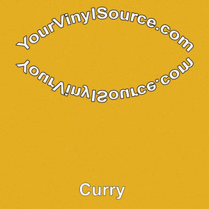 Solid Curry printed vinyl 2 sizes