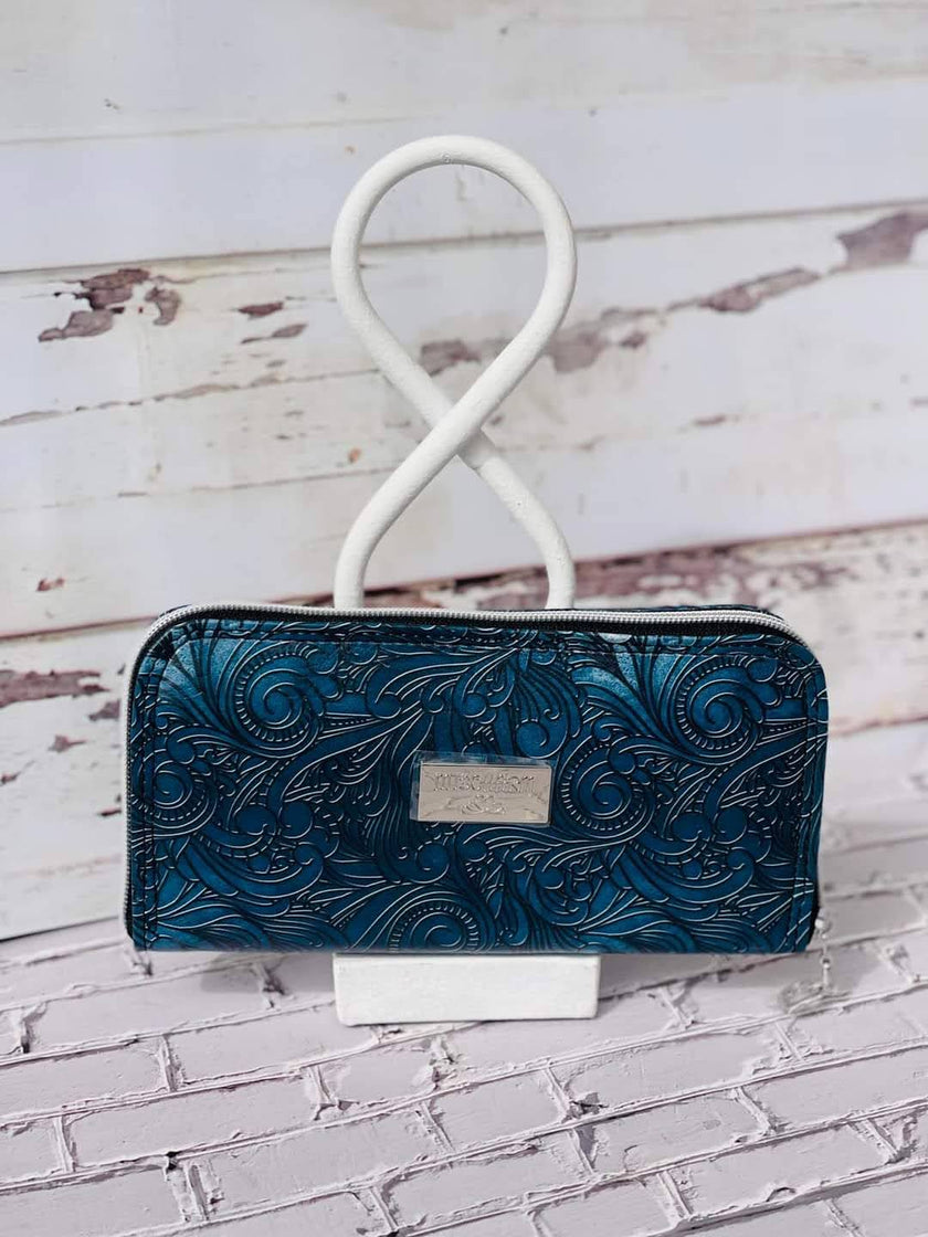 Teal Scrolls 3 sizes