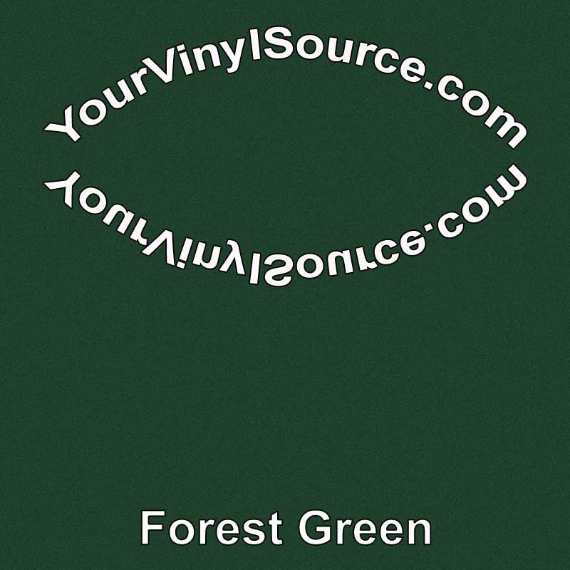 Solid Forest Green printed vinyl 2 sizes