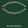 Forest Green printed vinyl 2 sizes