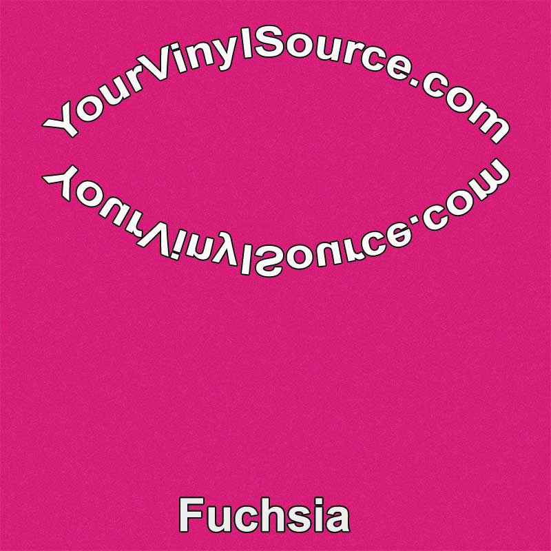 Solid Fuchsia printed vinyl 2 sizes
