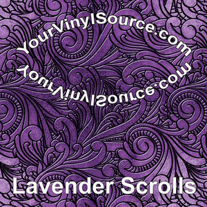 Lavender Scrolls 2 sizes
