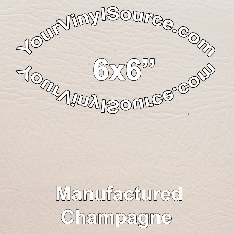 Solid champagne manufactured vinyl Full Roll 18x54