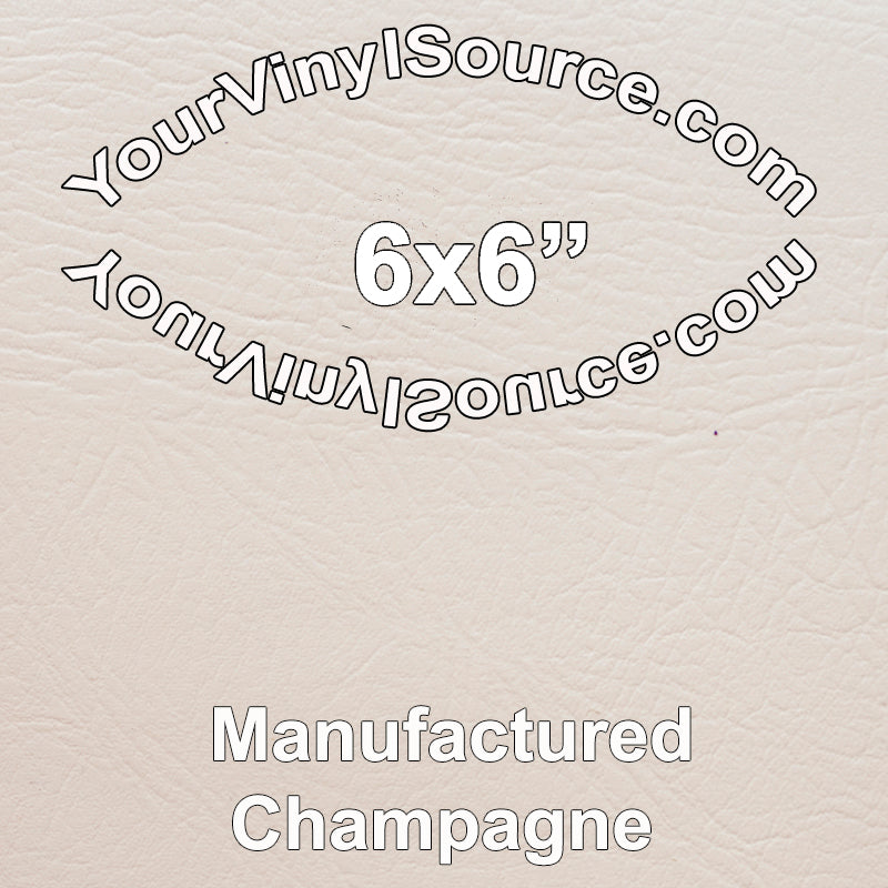 Champagne manufactured vinyl Full Roll 18x54