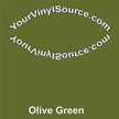 Solid Olive Green  printed vinyl 2 sizes