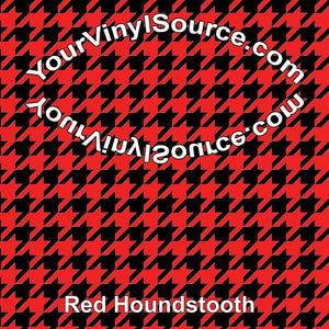 Red Hounds-tooth 2 sizes