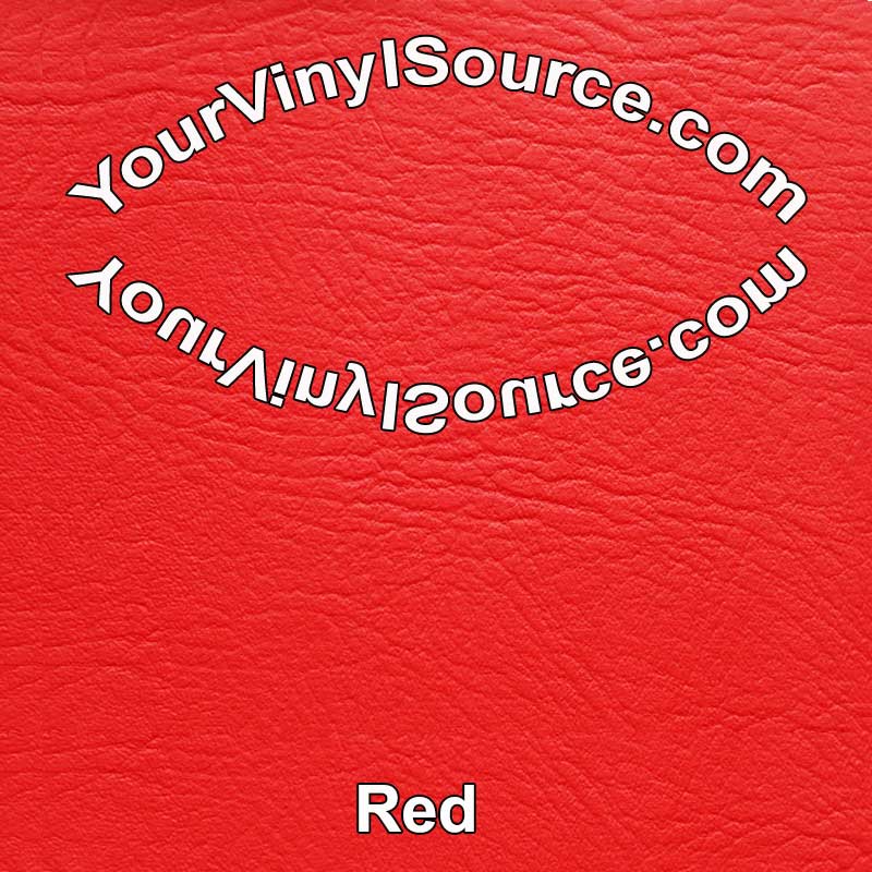 Solid red manufactured vinyl Full Roll 18x54