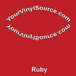 Solid Ruby printed vinyl 2 sizes