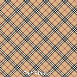 Tan BB Plaid  2 sizes