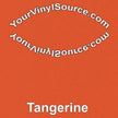 Solid Tangerine printed vinyl 2 sizes