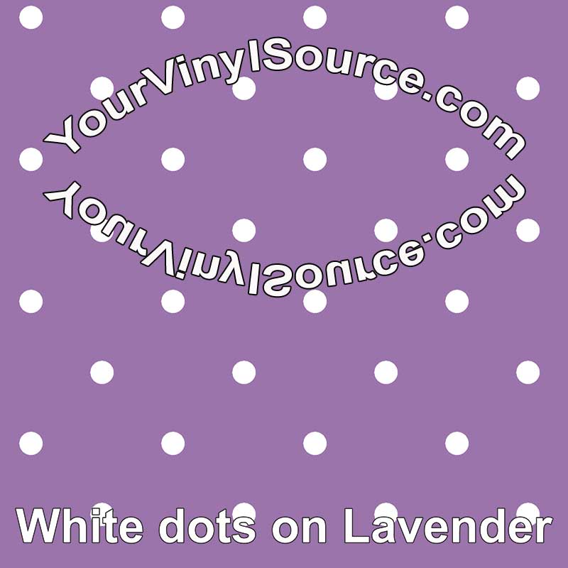 White Dots on Lavender