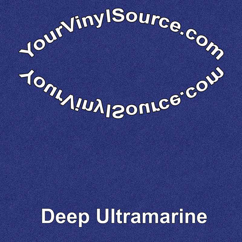 Solid Deep Ultramarine printed vinyl 2 sizes
