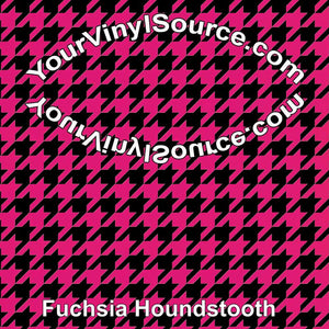 Fuchsia Hounds-tooth 2 sizes