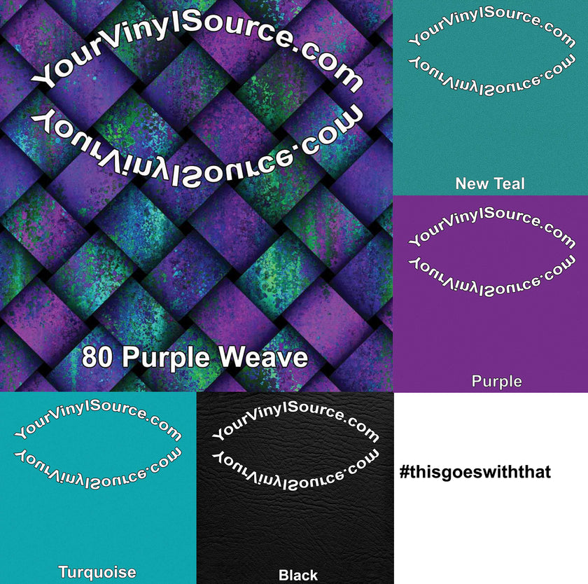 Purple Weave 3 sizes