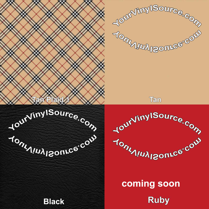 Tan printed vinyl 3 sizes